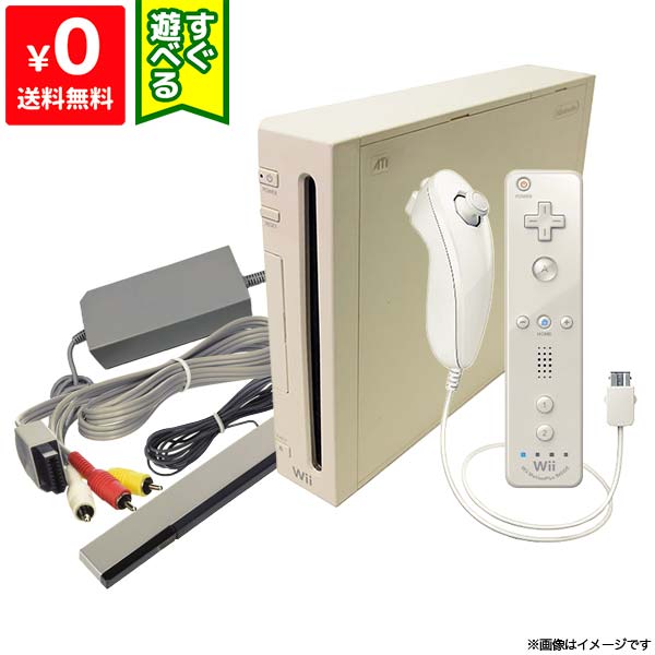 【5/15限定 1等最大100%ポイントバックキャンペーン】Wii ニンテンドーWii 本体 (シロ) Wiiリモコンプラス付き (RVL-S-WAAG) すぐ遊べるセット Nintendo 任天堂 4902370518382【中古】