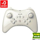 【4/25限定 1等最大100 ポイントバックキャンペーン】 WiiU ニンテンドーWii U ウィーユー PRO コントローラー shiro シロ 白 任天堂 Nintendo 純正【中古】872182807544