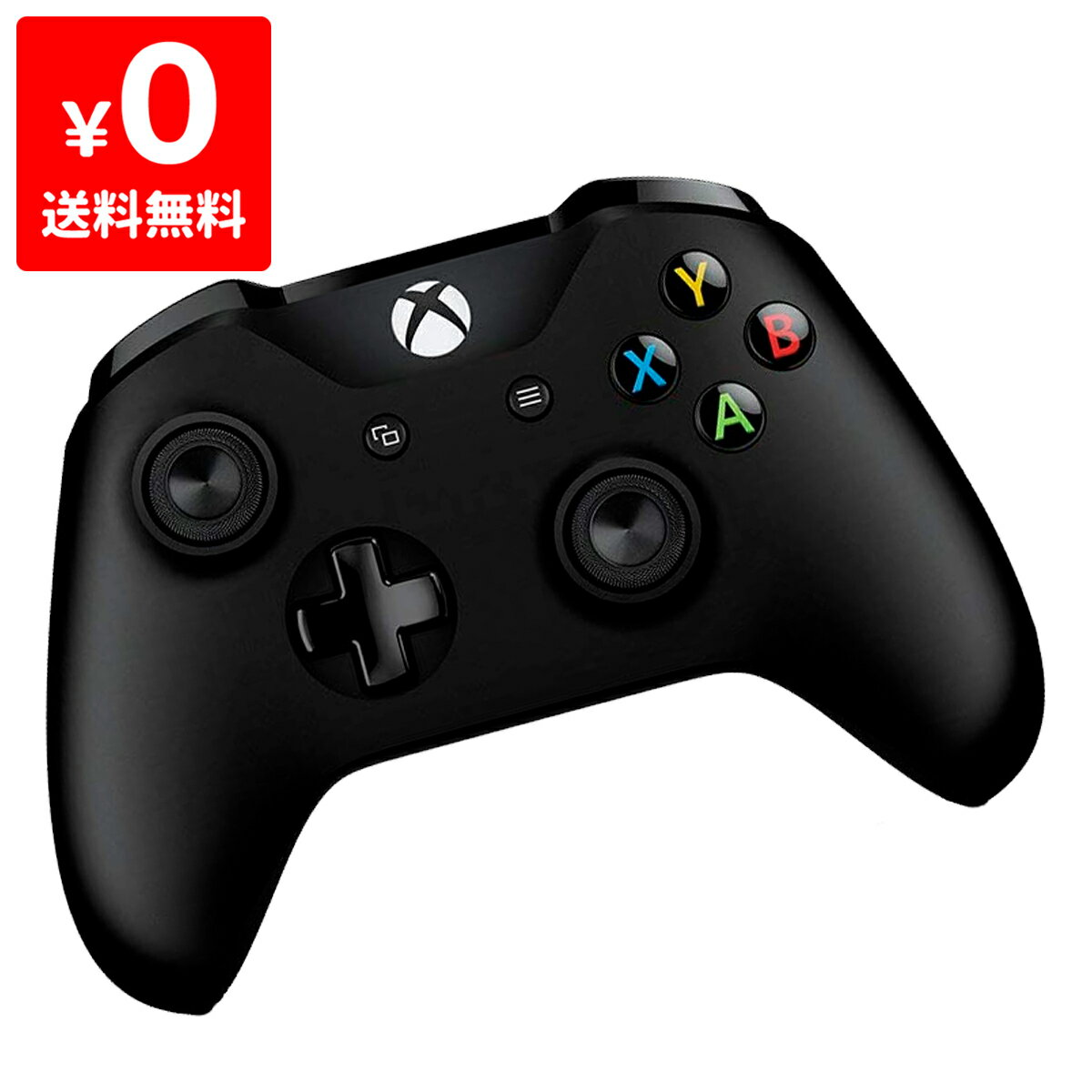 Xbox One ワイヤレス コントローラー MODEL1708 ワイヤレスコントローラ ブラック 【中古】