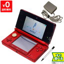 3DS ニンテンドー3DS フレアレッド（CTR-S-RAAA) 本体 すぐ遊べるセット Nintendo 任天堂 ニンテンドー 4902370519013 【中古】