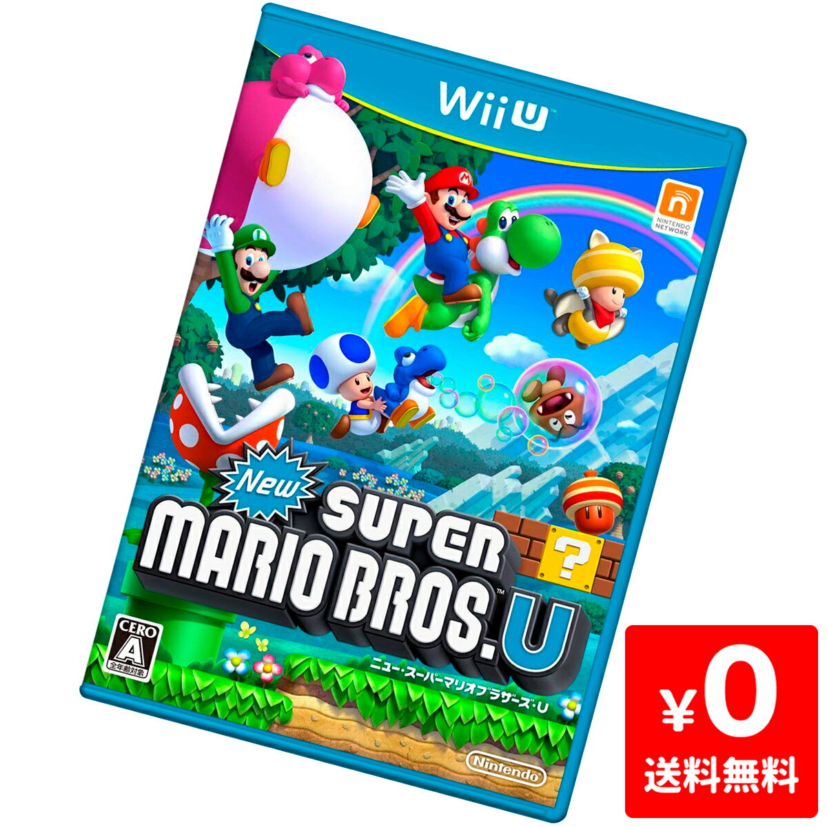 WiiU ニンテンドーWii U ウィーユー New スーパーマリオブラザーズU ソフト 任天堂 Nintendo 4902370520187【中古】