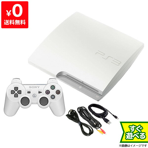 PS3 プレステ3 PlayStation 3 (160GB) クラシック・ホワイト (CECH-3000A LW) SONY ゲーム機 すぐ遊べるセット 49488…