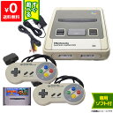 スーパーファミコン 本体 すぐ遊べるセット ソフト付き(ドンキーコング2) コントローラー2点 【中古】