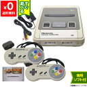 スーパーファミコン 本体 すぐ遊べるセット ソフト付き(ドンキーコング3) コントローラー2点 【中古】