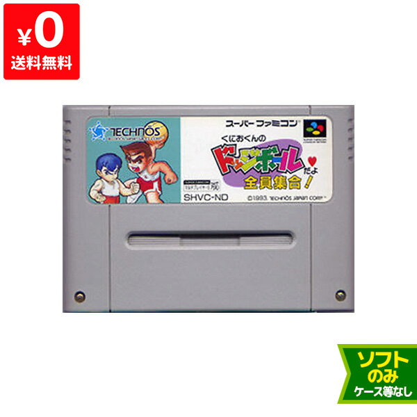 SFC くにおくんのドッジボールだよ 全員集合! スーパーファミコン ソフトのみ SuperFami ...