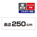 〔オリジナル作成/フルカラー〕 紙 垂れ幕 ポスター 議事録 横断幕 長尺ポスター タペストリー 長辺250cm～3サイズ