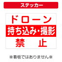 〔屋外用 ステッカー〕 ドローン 持ち込み 撮影禁止 赤ライン (A4サイズ/297×210ミリ)