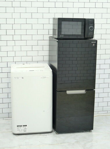 <地域限定>◎配送無料◎設置無料【中古】152L、4.5kg/21年、20年、24年製/シャープ、シャープ、シャープ製/(冷蔵庫、洗濯機、電子レンジ)中古家電3点セット <地域限定>◎配送無料◎設置無料【中古】152L、4.5kg/21年、20年、24年製/シャープ、シャープ、シャープ製/(冷蔵庫、洗濯機、電子レンジ)中古家電3点セット