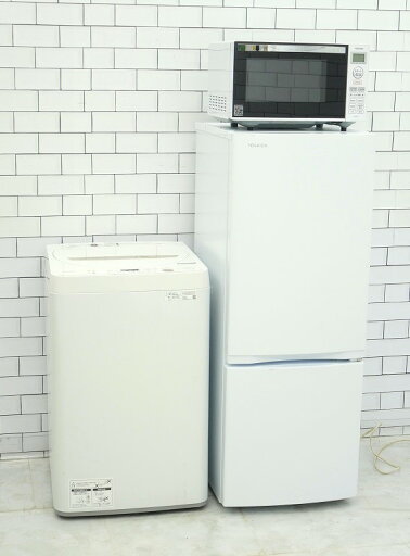 <地域限定>◎配送無料◎設置無料【中古】153L、4.5kg/21年、20年、19年/東芝、シャープ、東芝製/(冷蔵庫、洗濯機、フラット型電子レンジ)中古家電3点セット <地域限定>◎配送無料◎設置無料【中古】153L、4.5kg/21年、20年、19年/東芝、シャープ、東芝製/(冷蔵庫、洗濯機、フラット型電子レンジ)中古家電3点セット