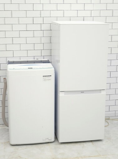 <地域限定>◎配送無料◎設置無料【中古】140L、5.5kg◆23年、22年◆Haier、Haier製◆(冷蔵庫、洗濯機)中古家電2点セット <地域限定>◎配送無料◎設置無料【中古】140L、5.5kg◆23年、22年◆Haier、Haier製◆(冷蔵庫、洗濯機)中古家電2点セット