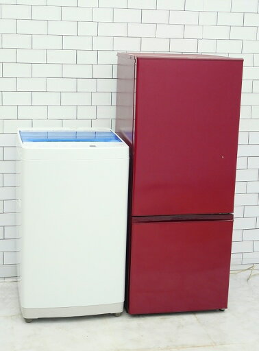 <地域限定>◎配送無料◎設置無料【中古】184L、6kg◆19年、19年◆アクア、Haier製◆(冷蔵庫、洗濯機)中古家電2点セット <地域限定>◎配送無料◎設置無料【中古】184L、6kg◆19年、19年◆アクア、Haier製◆(冷蔵庫、洗濯機)中古家電2点セット