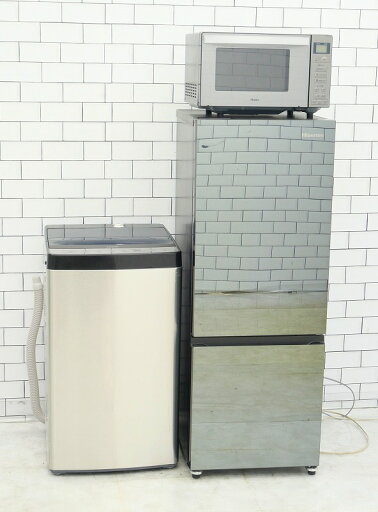 <地域限定>◎配送無料◎設置無料【中古】162L、5.5Kg/23年、23年、23年/Hisense、Haier、Haier製/(冷蔵庫、洗濯機、フラット型電子レンジ)中古家電3点セット <地域限定>◎配送無料◎設置無料【中古】162L、5.5Kg/23年、23年、23年/Hisense、Haier、Haier製/(冷蔵庫、洗濯機、フラット型電子レンジ)中古家電3点セット