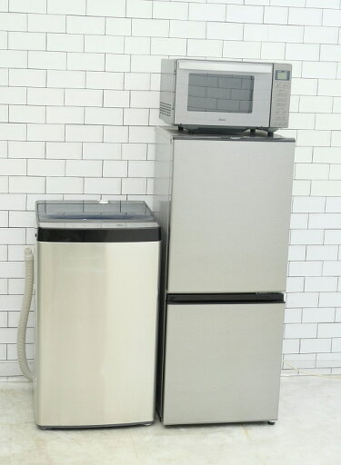 <地域限定>◎配送無料◎設置無料【中古】126L、5.5kg/21年、21年、21年/アクア、Haier、Haier製/(冷蔵庫、洗濯機、フラット型電子レンジ)中古家電3点セット <地域限定>◎配送無料◎設置無料【中古】126L、5.5kg/21年、21年、21年/アクア、Haier、Haier製/(冷蔵庫、洗濯機、フラット型電子レンジ)中古家電3点セット