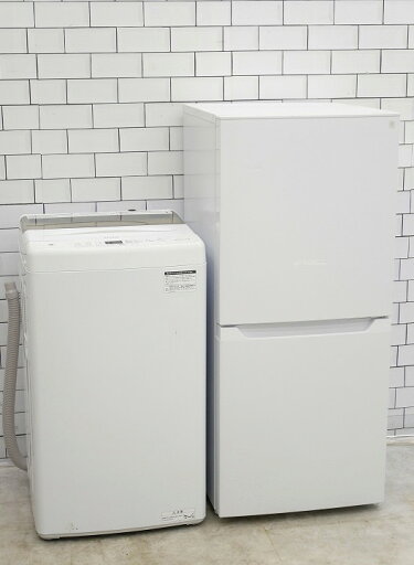 <地域限定>◎配送無料◎設置無料【中古】121L、4.5kg◆23年、22年◆ニトリ、Haier製◆(冷蔵庫、洗濯機)中古家電2点セット <地域限定>◎配送無料◎設置無料【中古】121L、4.5kg◆23年、22年◆ニトリ、Haier製◆(冷蔵庫、洗濯機)中古家電2点セット