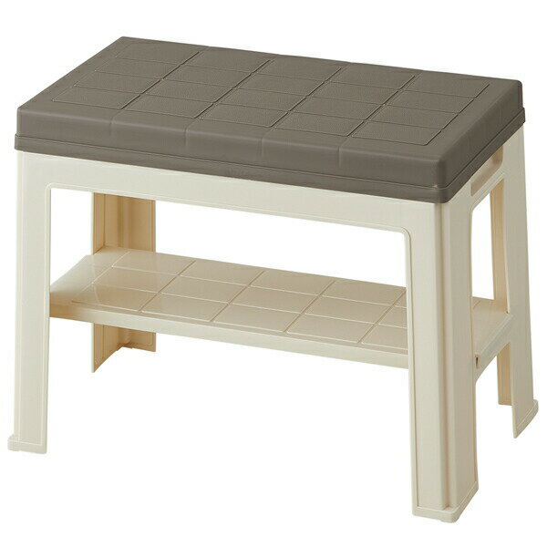 玄関椅子 エントランスベンチ ブラウン ｜ 玄関チェア ベンチ 玄関収納 座る イス 腰かけ 腰掛 脱ぎ履き 軽い 物入れ