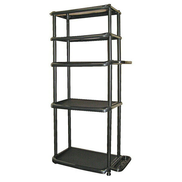 シューズラック シューズラック ロング 5段 ブラック ｜ 靴収納 下駄箱 靴棚 省スペース 玄関 収納 ス..