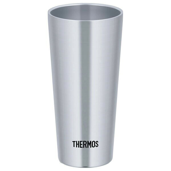 THERMOS サーモス グラス コップ 魔法瓶 保温 保冷 タンブラー 350ml ステンレス(S) JDI-350 冷めない ぬるくならない ビールタンブラー ビアグラス