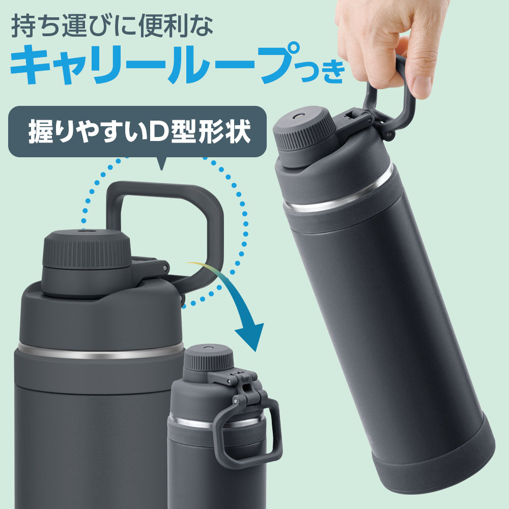 THERMOS サーモス ループ付き水筒 スポドリOK 真空断熱スポーツボトル 750ml 1L 1....