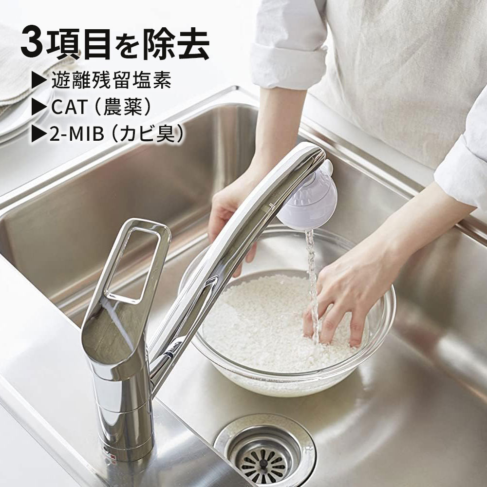 浄水蛇口 蛇口直結型 塩素除去 食品衛生試験合格 ろ過蛇口 ろ過器 浄水器 ロカシャ...