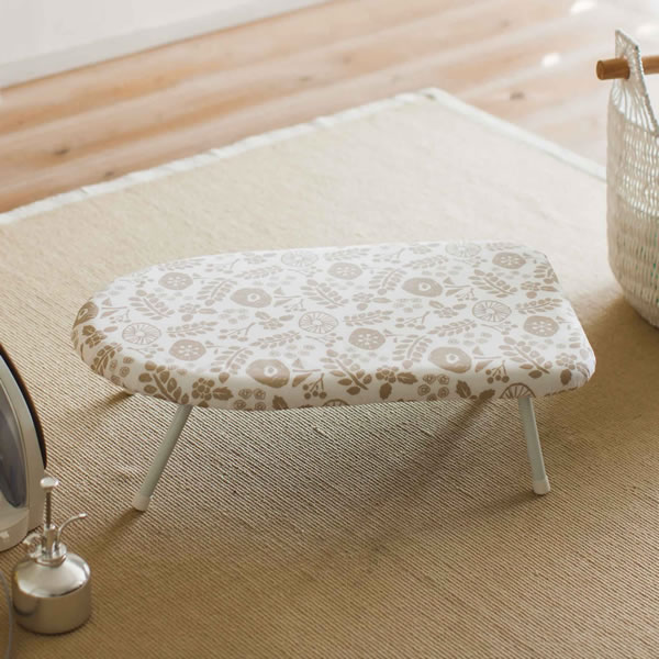 山崎実業 アイロン台 北欧風 暮らしの定番 スチームアイロン台 アイボリー 4010 ｜ 平型 アイロンがけ 足なし ベーシック