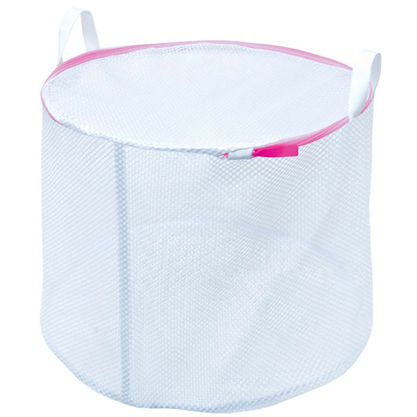 洗濯ネット 大物寝具用ネット 40×32cm 86024 ランドリー ネット 大型 大容量 乾燥機対応 筒形 からみにくい 型 取っ手付き 崩れ防止 ランドリー用品 洗濯用品 掛け布団 毛布 オーエ iineca-10000792 イイネカ iineca くらしの雑貨店 サンプル画像2