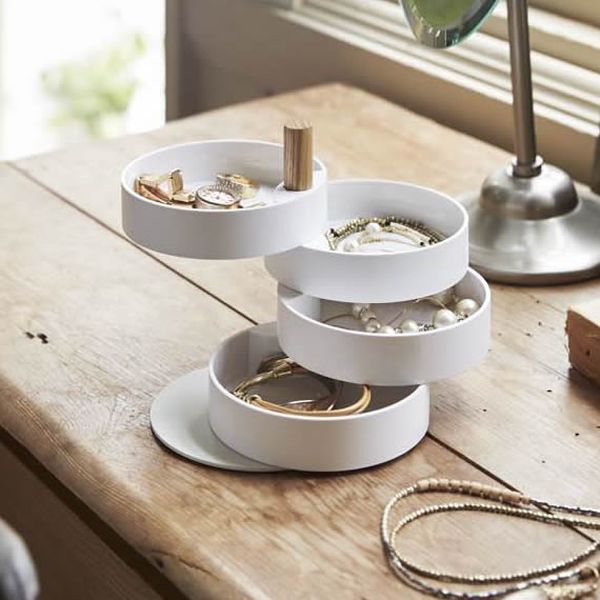 山崎実業 トスカ アクセサリートレー ホワイト 3408