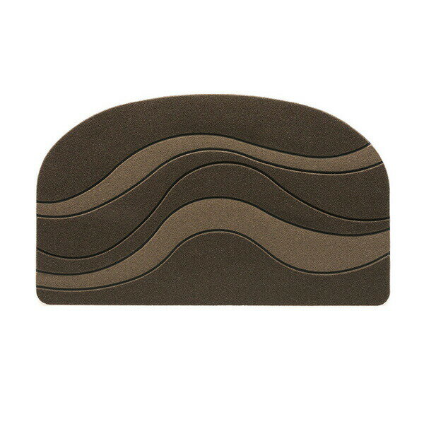 リッチェル 玄関マット カーム柄 S 74×44cm ブラウン ｜ 泥落とし マット 屋外 土間 ドアマット 玄関前 ドア前 ウェルカムマット 水洗いOK おしゃれ