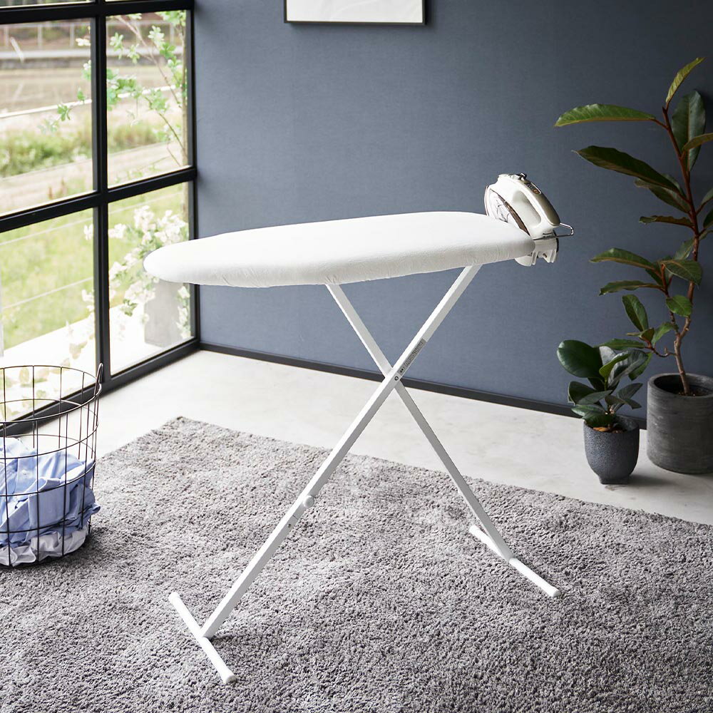 おてがるプレス スタンダードライン 山崎実業 ホワイト ダークグレー 2145 2146 アイロン台 yamazaki