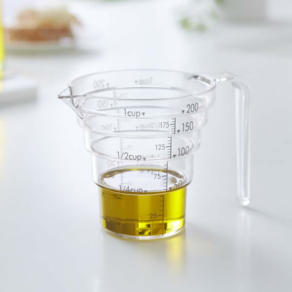 山崎実業 レイヤー 段々 計量カップ