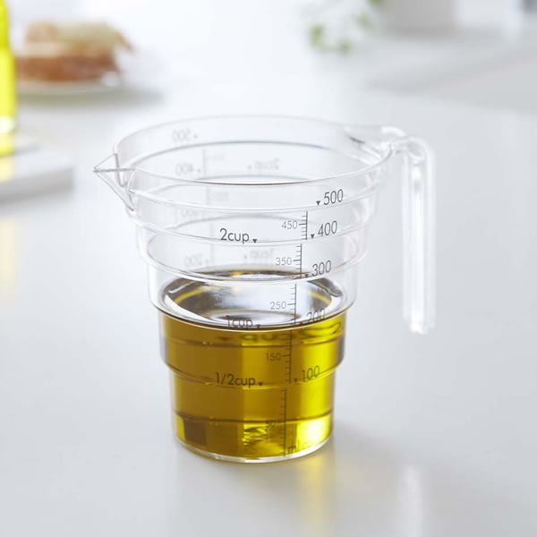 山崎実業 レイヤー 段々 計量カップ