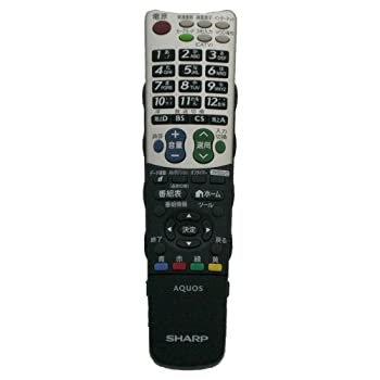 For Visual Equipments - 【中古】0126380044 RRMCGA835WJSA テレビリモコン シャープ SHARP