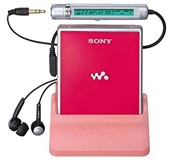 【中古】(非常に良い)SONY ソニーMZ-E620(-R) レッド系 ポータブルMDプレーヤー MDLP対応 (MD再生専用機/MDウォークマン)