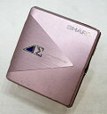【中古】SHARP シャープ MD-DS5-P ピンク系 1ビットポータブルMDプレーヤー MDLP対応 (MD再生専用機/MDウォークマン/1-BIT)