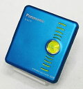 【中古】(非常に良い)Panasonic パナソニック SJ-MJ19-A ブルー ポータブルMDプレーヤー MDLP対応 (MD再生専用機/MDウォークマン)