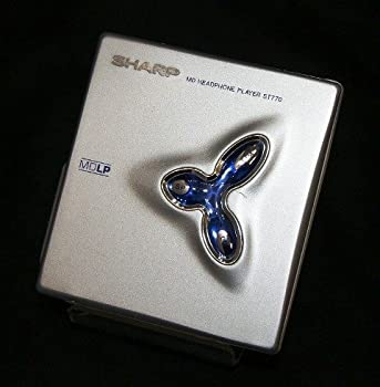 【中古】SHARP シャープ MD-ST770-S シルバー系 ポータブルMDプレーヤー MDLP対応 (MD再生専用機/MDウォークマン)