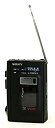 【中古】(非常に良い)SONY ソニー WA-2001 ブラック ラジオカセットコーダー 録音/再生機(ラジオ内蔵ポータブルカセットレコーダー)(2)