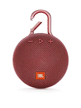 【中古】（非常に良い）JBL CLIP3 Bluetoothスピーカー IPX7防水/パッシブラジエーター搭載/ポータブル/カラビナ付 レッド JBLCLIP3RED