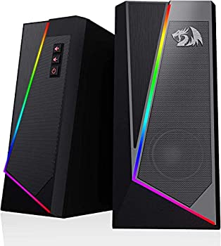 楽天IINEX【中古】Redragon GS520 RGB デスクトップスピーカー 2.0チャンネル PC コンピューターステレオスピーカー 6つのカラフルなLEDモード 強化されたサウンド