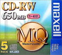 【中古】maxell CDRW MQシリーズ CDRW74MQ1