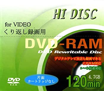 【中古】HI DISC HD DRAM120 3X 5P DVD-RAM録