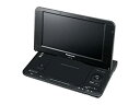 【中古】(非常に良い)パナソニック ポータブルDVDプレイヤー 8.5V型液晶搭載 DVD-LS83-K