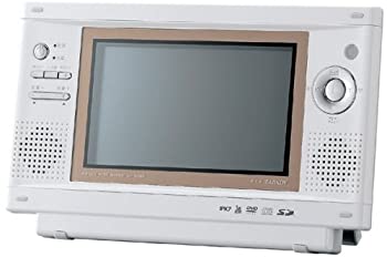 【中古】TWINBIRD ワンセグ付防水DVDプレーヤー セラミックホワイト VD-J713CW