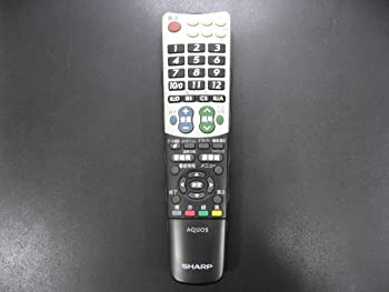 【中古】シャープ テレビリモコン GA826WJSA
