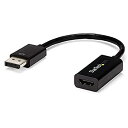 【中古】(非常に良い)StarTech.com DisplayPort - HDMI 変換アダプタ/DP 1.2 - HDMI 1.4ビデオ変換/4K30Hz/ディスプレポート - HDMI 映像コンバータ/UHD解像度対応 DP