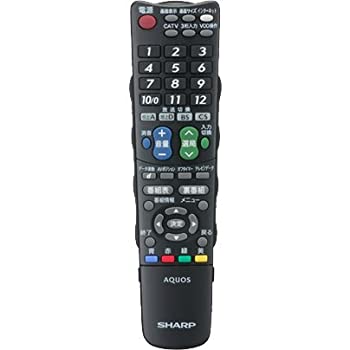 【中古】（非常に良い）シャープ（SHARP) 液晶テレビ 純正リモコンGA674WJSA (0106380291)