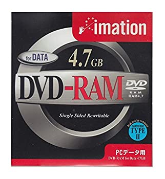 【中古】（非常に良い）データ用4.7GB カートリッジ入りDVD-RAMメディア IMATION DVRAM-4.7S【メーカー名】【メーカー型番】【ブランド名】Imation【商品説明】データ用4.7GB カートリッジ入りDVD-RAMメ...
