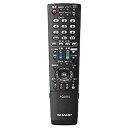 【中古】シャープ 純正テレビ用リモコン RRMCGA975WJN1「部品番号:0106380466」