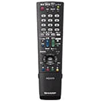 For Visual Equipments - 【中古】シャープ 純正テレビ用リモコン RRMCGB068WJSA「部品番号：0106380426」