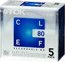 【中古】TDK MD CLEF 80分5枚パック MD-CL80X5N【メーカー名】【メーカー型番】【ブランド名】TDK【商品説明】TDK MD CLEF 80分5枚パック MD-CL80X5Nこちらの商品は中古品となっております。 画像はイメージ写真ですので 商品のコンディション・付属品の有無については入荷の度異なります。 買取時より付属していたものはお付けしておりますが付属品や消耗品に保証はございません。 商品ページ画像以外の付属品はございませんのでご了承下さいませ。 中古品のため使用に影響ない程度の使用感・経年劣化（傷、汚れなど）がある場合がございます。 また、中古品の特性上ギフトには適しておりません。 当店では初期不良に限り 商品到着から7日間は返品を受付けております。 他モールとの併売品の為 完売の際はご連絡致しますのでご了承ください。 プリンター・印刷機器のご注意点 インクは配送中のインク漏れ防止の為、付属しておりませんのでご了承下さい。 ドライバー等ソフトウェア・マニュアルはメーカーサイトより最新版のダウンロードをお願い致します。 ゲームソフトのご注意点 特典・付属品・パッケージ・プロダクトコード・ダウンロードコード等は 付属していない場合がございますので事前にお問合せ下さい。 商品名に「輸入版 / 海外版 / IMPORT 」と記載されている海外版ゲームソフトの一部は日本版のゲーム機では動作しません。 お持ちのゲーム機のバージョンをあらかじめご参照のうえ動作の有無をご確認ください。 輸入版ゲームについてはメーカーサポートの対象外です。 DVD・Blu-rayのご注意点 特典・付属品・パッケージ・プロダクトコード・ダウンロードコード等は 付属していない場合がございますので事前にお問合せ下さい。 商品名に「輸入版 / 海外版 / IMPORT 」と記載されている海外版DVD・Blu-rayにつきましては 映像方式の違いの為、一般的な国内向けプレイヤーにて再生できません。 ご覧になる際はディスクの「リージョンコード」と「映像方式※DVDのみ」に再生機器側が対応している必要があります。 パソコンでは映像方式は関係ないため、リージョンコードさえ合致していれば映像方式を気にすることなく視聴可能です。 商品名に「レンタル落ち 」と記載されている商品につきましてはディスクやジャケットに管理シール（値札・セキュリティータグ・バーコード等含みます）が貼付されています。 ディスクの再生に支障の無い程度の傷やジャケットに傷み（色褪せ・破れ・汚れ・濡れ痕等）が見られる場合がありますので予めご了承ください。 2巻セット以上のレンタル落ちDVD・Blu-rayにつきましては、複数枚収納可能なトールケースに同梱してお届け致します。 トレーディングカードのご注意点 当店での「良い」表記のトレーディングカードはプレイ用でございます。 中古買取り品の為、細かなキズ・白欠け・多少の使用感がございますのでご了承下さいませ。 再録などで型番が違う場合がございます。 違った場合でも事前連絡等は致しておりませんので、型番を気にされる方はご遠慮ください。 ご注文からお届けまで 1、ご注文⇒ご注文は24時間受け付けております。 2、注文確認⇒ご注文後、当店から注文確認メールを送信します。 3、お届けまで3-10営業日程度とお考え下さい。 　※海外在庫品の場合は3週間程度かかる場合がございます。 4、入金確認⇒前払い決済をご選択の場合、ご入金確認後、配送手配を致します。 5、出荷⇒配送準備が整い次第、出荷致します。発送後に出荷完了メールにてご連絡致します。 　※離島、北海道、九州、沖縄は遅れる場合がございます。予めご了承下さい。 当店ではすり替え防止のため、シリアルナンバーを控えております。 万が一すり替え等ありました場合は然るべき対応をさせていただきます。 お客様都合によるご注文後のキャンセル・返品はお受けしておりませんのでご了承下さい。 電話対応はしておりませんので質問等はメッセージまたはメールにてお願い致します。