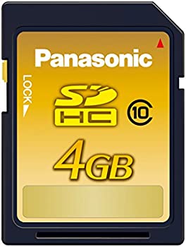 【中古】パナソニック 4GB SDHCメモリーカード CLASS10 RP-SDWA04GJK